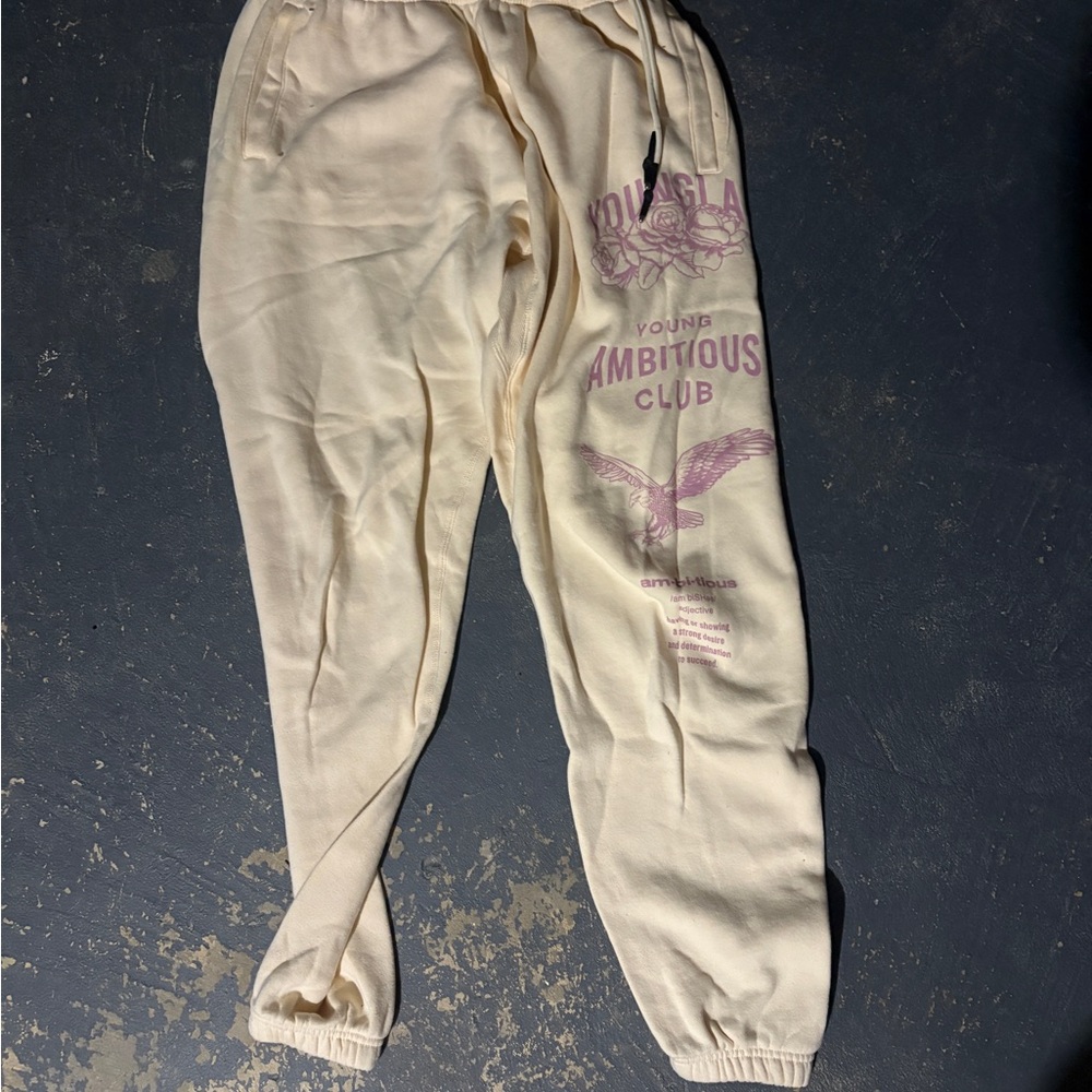 YoungLA off white young ambitious joggers